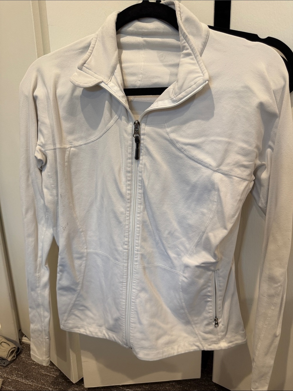 lululemon athletica White Lightweight Bomber Jacket